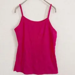 SALE‼️古着 ピンク キャミソール 柔らかい生地 とろみある質感 伸びる