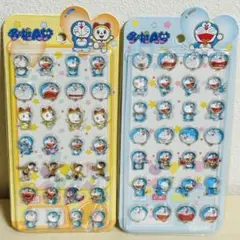 ドラえもん　硬いシール　ぷっくりシール　2点セット