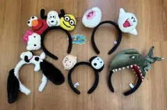 USJ キャラクター カチューシャ、5点セット