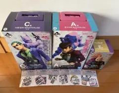 一番くじ ジョジョ STAND RUSH フィギュア A賞 C賞 E賞 シール