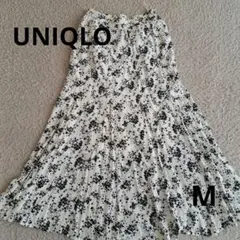 UNIQLO ユニクロ 花柄 ロングスカート マーメイド M