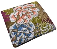 花柄　和風　刺繍 コインケース