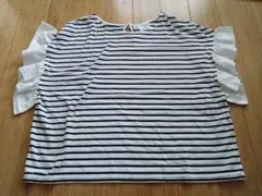 ROPÉ PICNIC ボーダーフリルTシャツ 38
