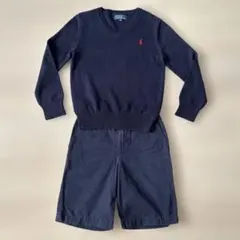 Polo Ralph Lauren セーター130とハーフパンツ 120セットで