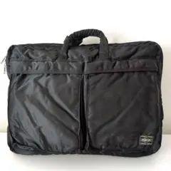 【美品】PORTER タンカー 3WAY ブリーフケース 黒 吉田カバン