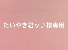 たいやき君ッ♪様専用