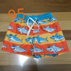 95 ★ インナーパンツ付き シャーク柄 水着 男の子