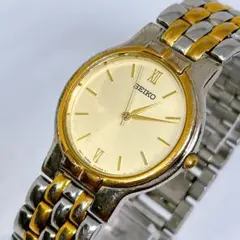 SEIKO V701-A090 コンビ クォーツ 電池交換5月 - メルカリ