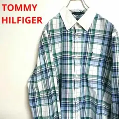 TOMMY HILFIGER トミーヒルフィガー BD チェック 柄シャツ