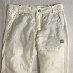 FILA レディース 綿入りパンツ きなり色