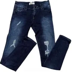 ダメージデニム スキニー