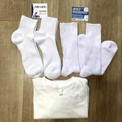 ホワイトソックス 26-28cm 4足とTシャツセット