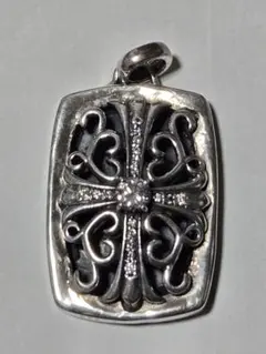 【重厚19.7g】SILVER925 トリプルスカル クロス ペンダントトップ 重厚19.7g】SILVER925 トリプルスカル クロス ペンダントトップ - メルカリ