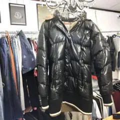 ♯36 LACOSTEラコステダウンジャケットナイロンレディースフードファー付き