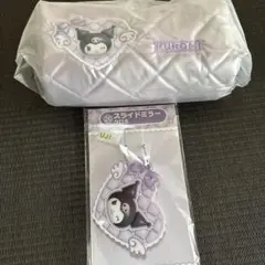 サンリオキャラクターズ くじ ⑮クロミポーチ ⑳ スライドミラークロミ