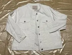デニム風ジャケット　白