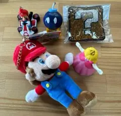 スーパーマリオ　フィギュア　キーホルダー　まとめ売り