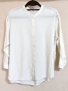 UNIQLO ユニクロ　レーヨンスキッパーブラウス　ホワイト　Sサイズ