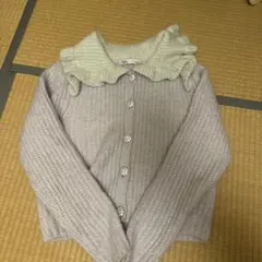 ZARA ニットカーディガン フリル セーター