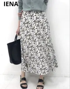 美品　イエナ フレアスカート　ロングスカート　花柄　IENA Ｍサイズ相当