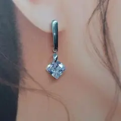 ジルコニア サージカルステンレス バー ピアス
