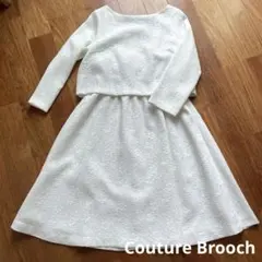 Couture Brooch ワンピース 花柄エンボス加工