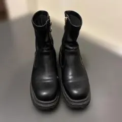 オリエンタルトラフィック　ブラックレザー サイドゴアブーツ