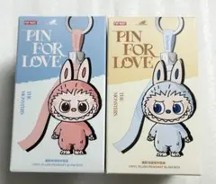 新品 LABUBU PIN FOR LOVE ぬいぐるみペンダント 前半後半