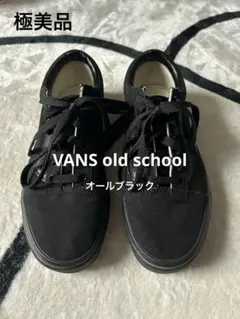 ○極美品○Vans Old Skool ブラック スニーカー 23.5cm