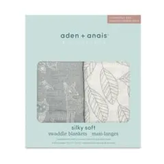【新品未使用】aden+anais シルキーソフトスワドル おくるみ2点セット
