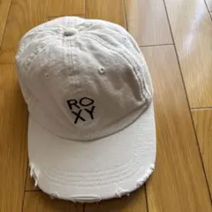 ROXY ホワイトキャップ ダメージ加工