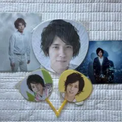 嵐　二宮和也 うちわとクリアファイルセット