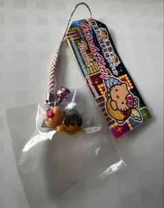 大阪限定 難波たこ焼き天使キティ 根付け ストラップ 2009