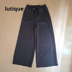 Lutique ルティーク しまむら ワイドパンツ ブラウン Lサイズ