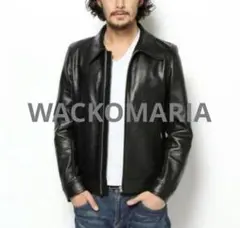 美品　牛革　ワコマリア GUILTY PARTIES ライダース ブラック