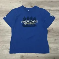 2011 adidas 2XL ノートルダム カレッジ 青 半袖Tシャツのサムネイル