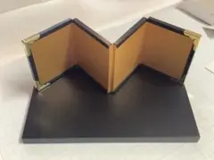 ねこねこねこ様専用ミニ金屏風・ベタ台2個セット(お雛様、五月人形など)