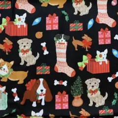 クリスマス 生地 犬 プレゼント