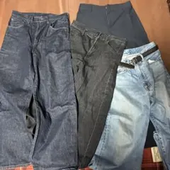 デニムパンツ4点セット