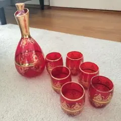 ベネチアンガラス食器セット 8点 ベネチアンガラス食器セット 8点 ムラーノガラス（ベネチアングラス