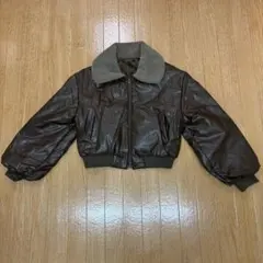 レザージャケット ブラウン