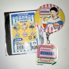 西川遥輝 アメリカンダイナーモチーフ 缶バッジ