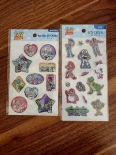 トイ・ストーリー ウォーター，ふわふわシール2枚セット