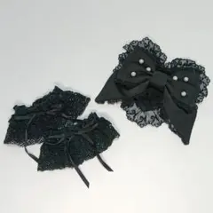 Angelic Pretty　パールリボンハート型キャノティエ／レースお袖留めのサムネイル
