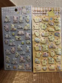 期間限定割引③サンリオ⭐︎ポチャコ&ポムポムプリン⭐︎ぷくっとシール
