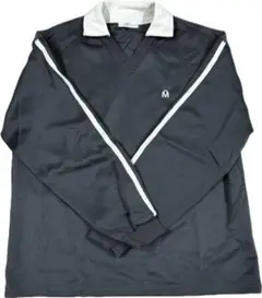 MUHET ミュエータ ラインプルオーバー ゲームシャツ 襟付き M