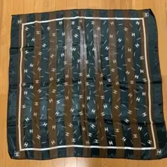 CHANEL 香奈兒 絲巾 雙C標誌 大絲巾 絲綢 光澤 無吊牌