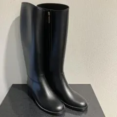 マッキントッシュ　ロングブーツ　サイドジップ　レインブーツ　黒　Mサイズのサムネイル
