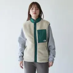 ノースフェイス リバーシブルベスト OG NP72431 グリーン　M