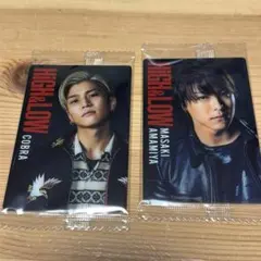 HIGH&LOW ウエハースカード 雨宮雅貴 コブラ 2枚セット